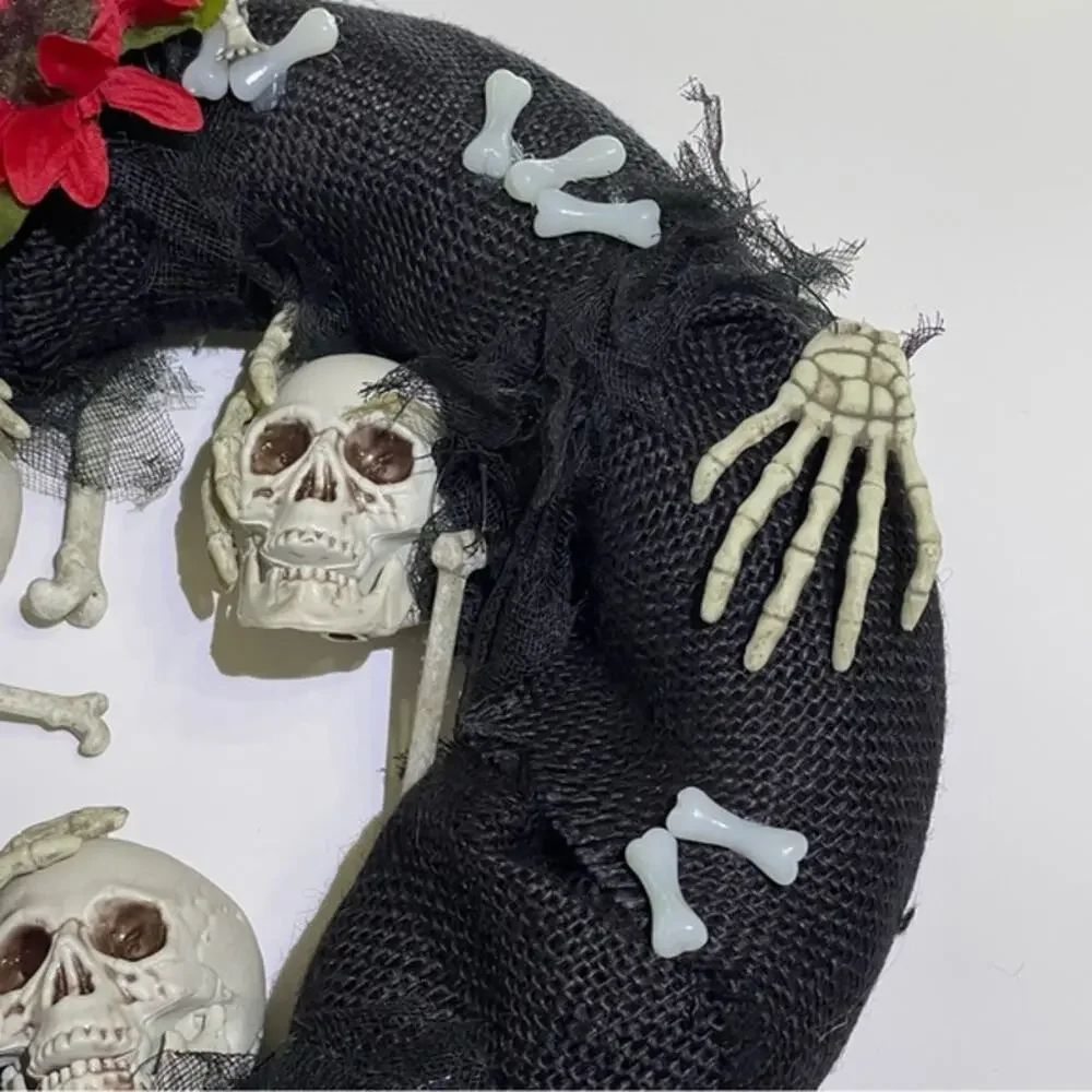 Handmade halloween wreath